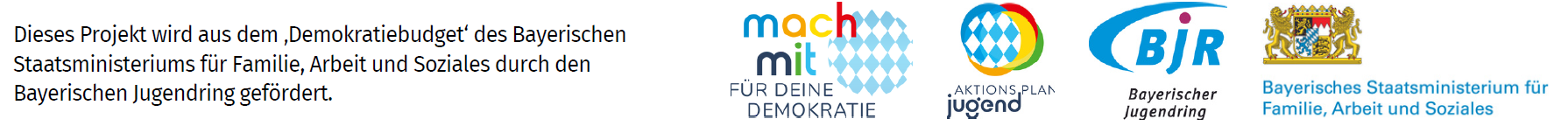 Demokratiebudget Förderhinweis